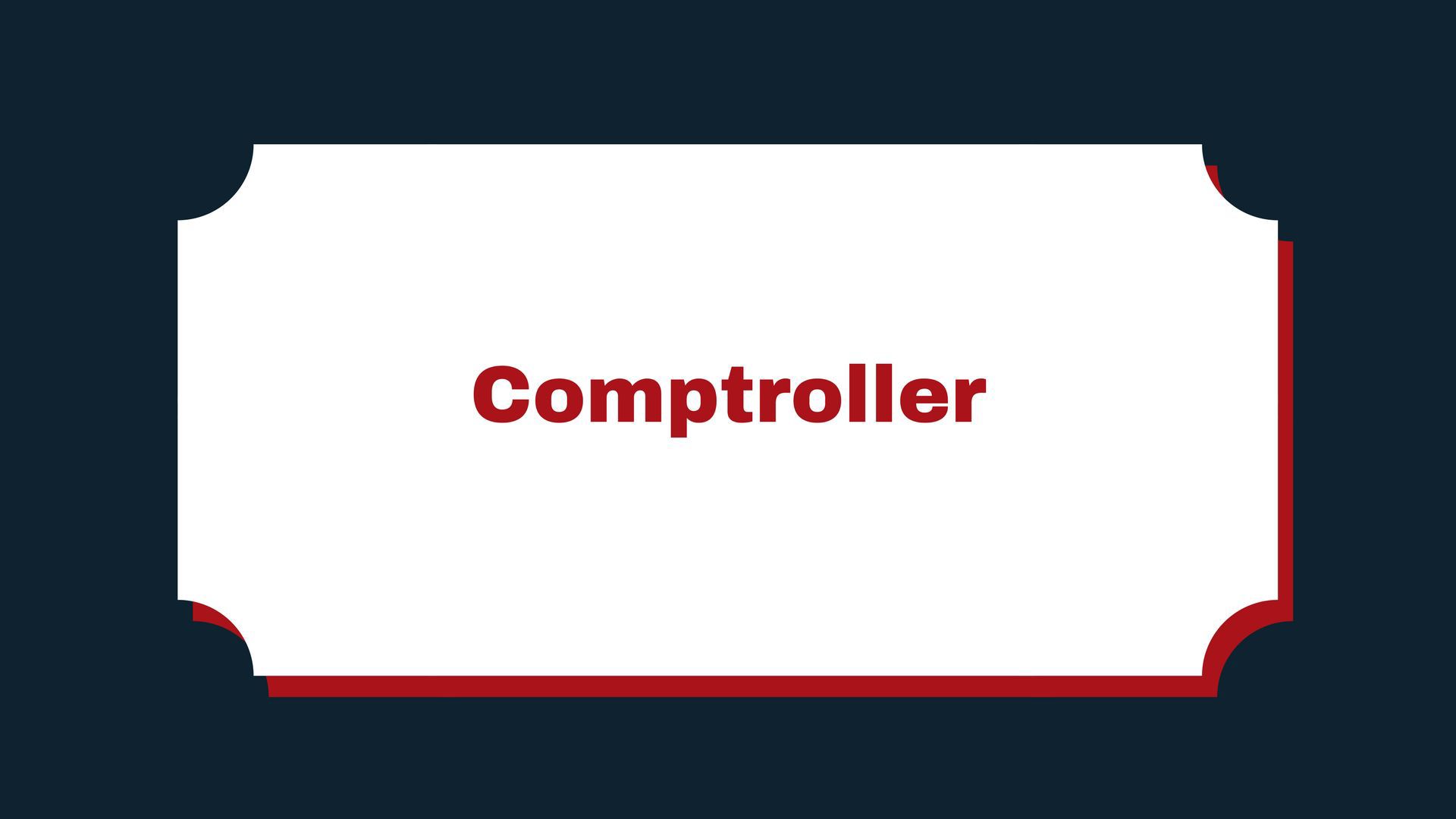 Comptroller